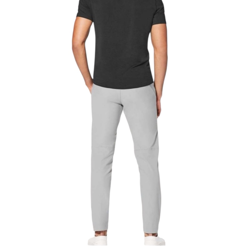 LULULEMON Men's Commission Pants in Siler Drop (Gray) Size 34 - Picture 2 of 12